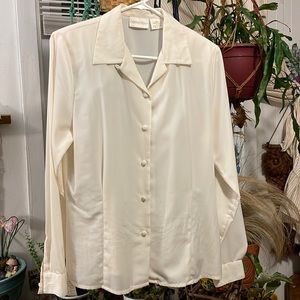 Christie & Jill vintage blouse button shirt and sleeves top shirt 10
